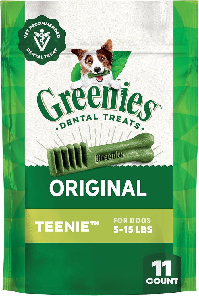 Greenies Veterinarian-Recommended Natural Dental Dog Treats Regular Size, Original Flavor, 12 oz. Pack, 43 Count