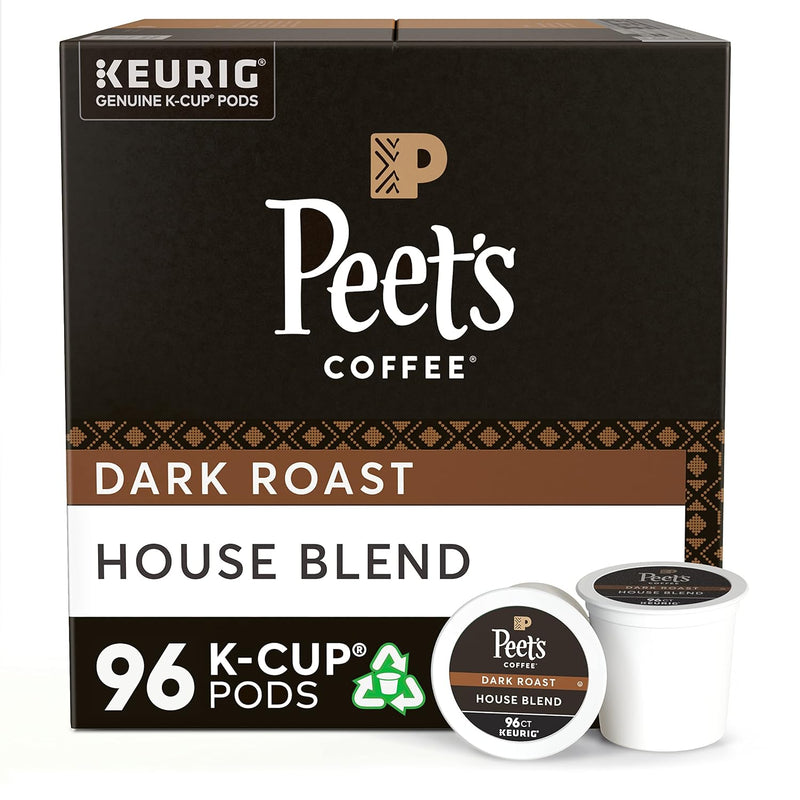 Peet's Coffee, Dark Roast Keurig K-Cup Pods - French Roast 54 Count (1 Box of 54 K-Cup Pods)