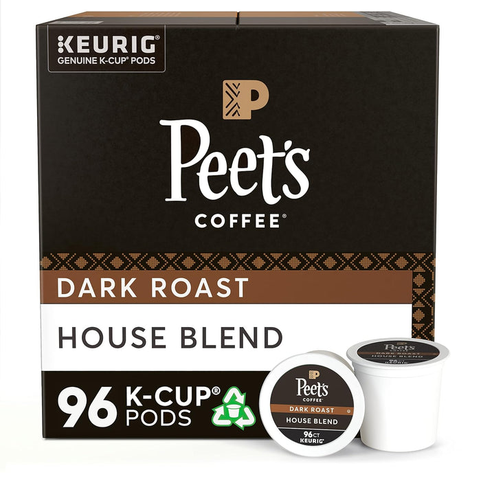 Peet's Coffee, Dark Roast Keurig K-Cup Pods - French Roast 54 Count (1 Box of 54 K-Cup Pods)