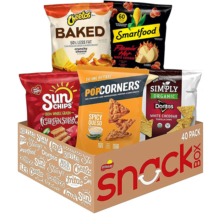 Frito-Lay Baked & Popped Mix Variety Pack, (Pack of 40)
