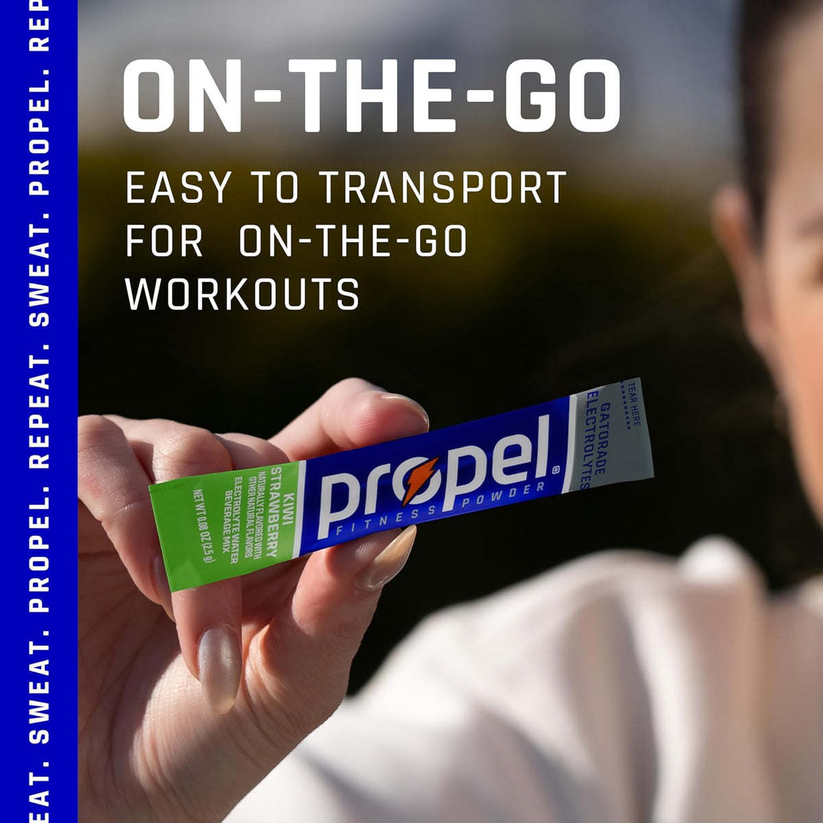 Propel Electrolyte Enhanced Water Drink Mix Powder Packets, 4 Flavor Variety Pack, Zero Calorie & Zero Sugar Hydration with Electrolytes and Vitamins C & E (50 Packets)