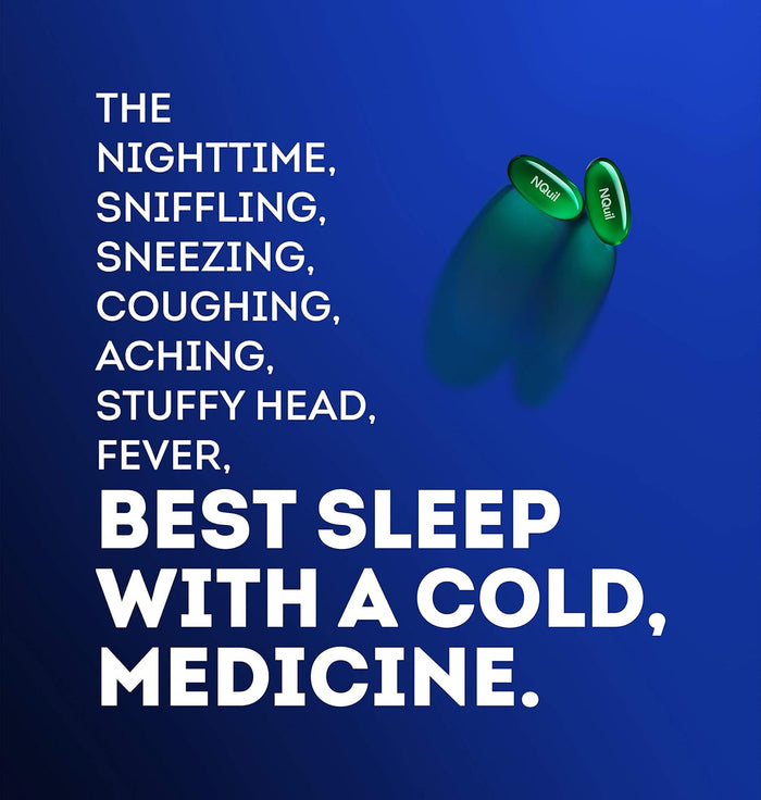 VICKS DayQuil & NyQuil SEVERE Co-Pack, Cold & Flu Medicine, Powerful Relief for Headache, Fever, Sore Throat, Minor Aches & Pains, Congestion, Sinus Pressure, Stuffy Nose, and Cough, 48 LiquiCaps