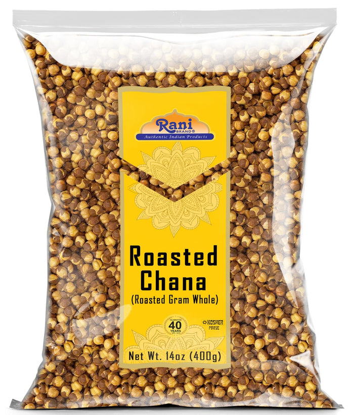 Rani Roasted Chana (Chickpeas) Sweet Mix Flavor 14oz (400g) PET Jar ~ All Natural | Vegan | No Preservatives | Gluten Friendly | Indian Origin | Ready to Eat
