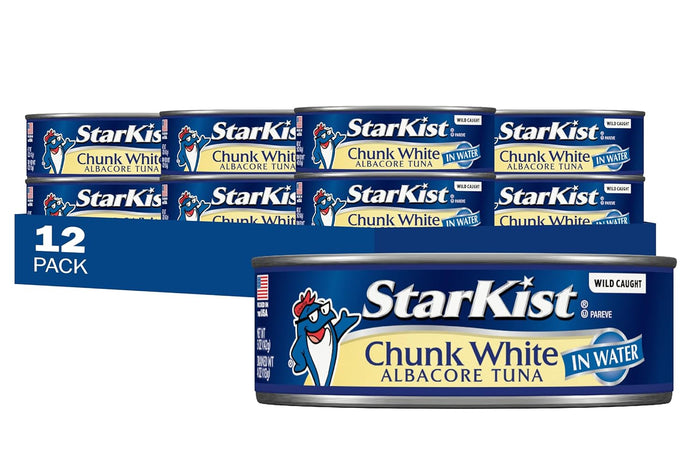 StarKist Chunk White Albacore Tuna in Water - 5 oz Can (Pack of 12)