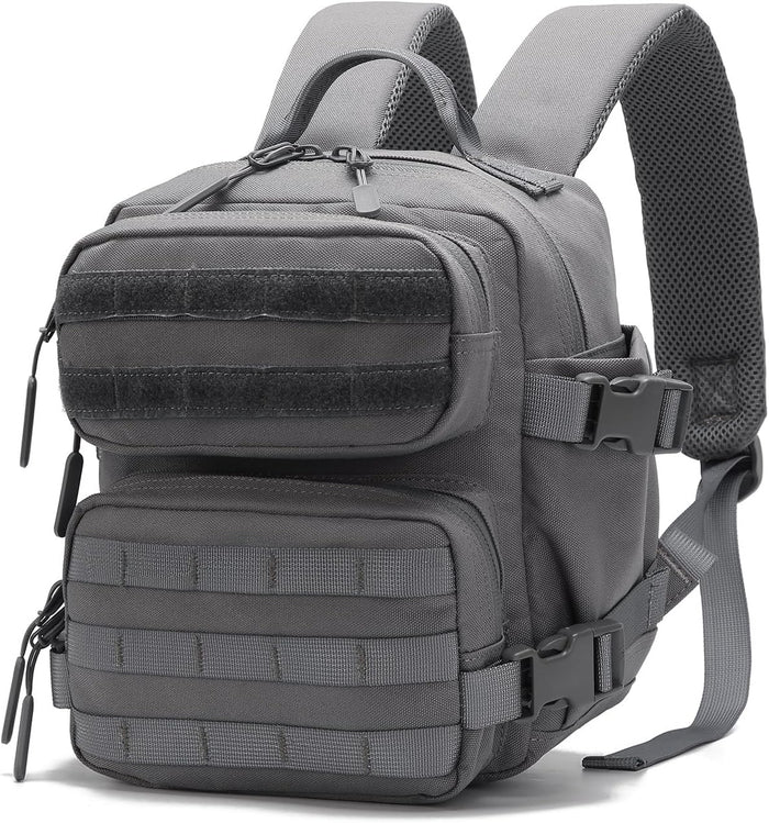 9L Mini Backpack for Men and Women, Small Backpack for Gym Hiking Travel Sports Running (Black)