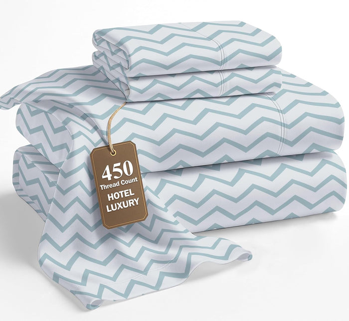 LANE LINEN Twin XL Sheet Sets – 450 Thread Count 100% Cotton Sheets, Cooling Sateen Weave, 15” Deep Pocket Fully Elasticized Fitted Sheet, Premium Dorm Room Bedding, White
