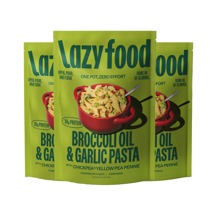 Lazy Food Cacio e Pepe Pasta Meal | Gluten Free Pasta Dinner | Low Carb High Protein Italian One Pot Meal Kit Made with Real Romano Cheese | Chickpea & Yellow Pea Penne - 1 Pack (2 Servings)