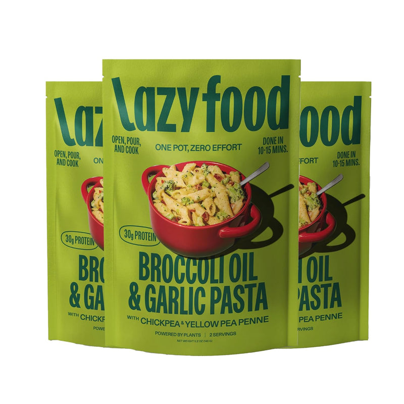 Lazy Food Cacio e Pepe Pasta Meal | Gluten Free Pasta Dinner | Low Carb High Protein Italian One Pot Meal Kit Made with Real Romano Cheese | Chickpea & Yellow Pea Penne - 1 Pack (2 Servings)