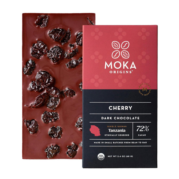 Moka Origins Organic Chocolate Bar Pack – Bean-to-Bar, Direct & Fair Trade, Small-Batch, Ethically Sourced, Gourmet, Artisan Craft Chocolate (6-Pack, Lemon Ginger)