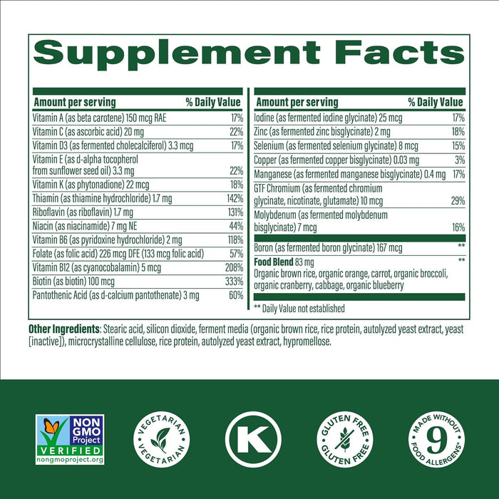 MegaFood Kids One Daily Multivitamin - Convenient Mini Multivitamin for Kids - with Zinc, Vitamins C, B & D - Vegetarian, Gluten Free, Non GMO - 30 Tablets, 30 Servings