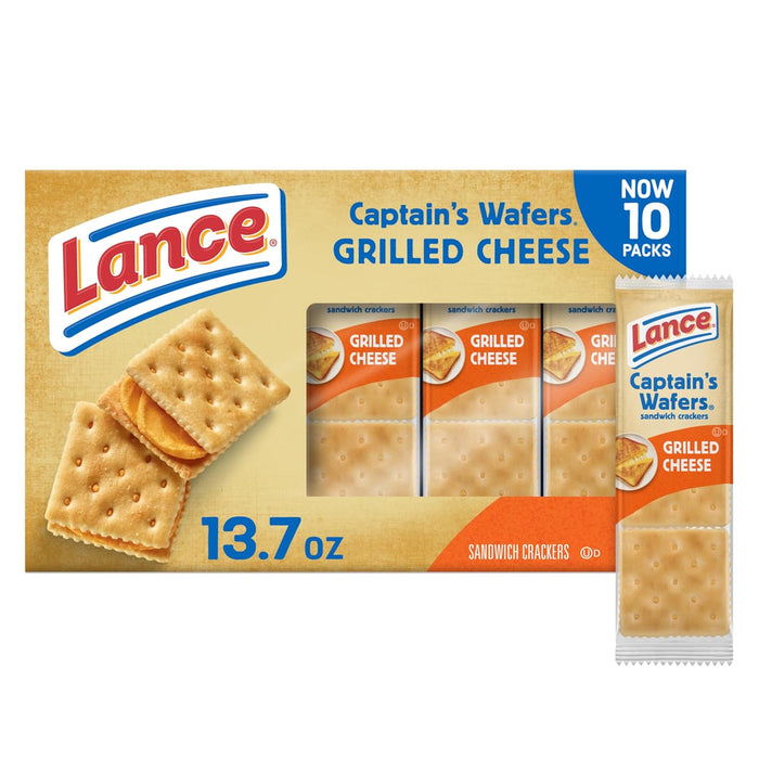 Lance Sandwich Crackers, Variety Pack, 3 Flavors, 20 Individually Wrapped Packs, 6 Sandwiches Each