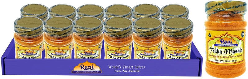 Rani Tikka Masala Cooking Spice Paste 10.5oz (300g) Glass Jar, Pack of 5+1 FREE ~ No Colors | All Natural | NON-GMO | Vegan | Gluten Free | Indian Origin