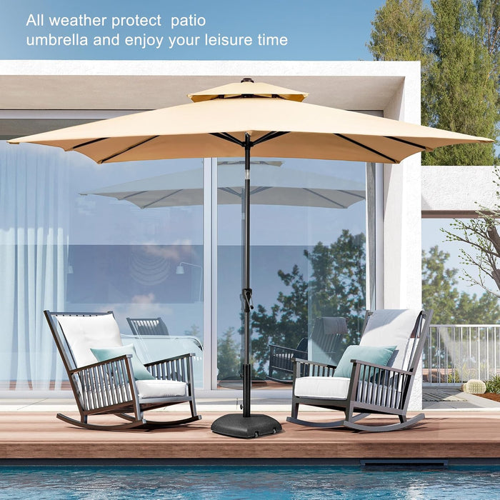 Patio Umbrella Covers, 420D Oxford Waterproof Umbrella Cover with Zipper for 8ft to 13ft Garden Outdoor Umbrella