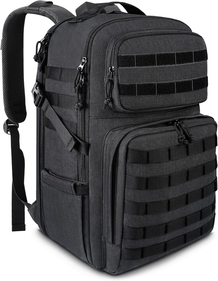 MATEIN 17 Inch Laptop Backpack, Large Military Tactical Backpack for Men TSA Approved, Water Resistant Work Day Pack Computer Bag, Travel Laptop Carry on for Camping Hiking