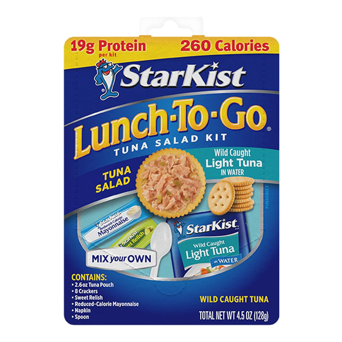 StarKist Lunch To-Go Chunk Light Pouch - Mix Your Own Tuna Salad - (Packaging 4.1 Ounce (Pack of 12)