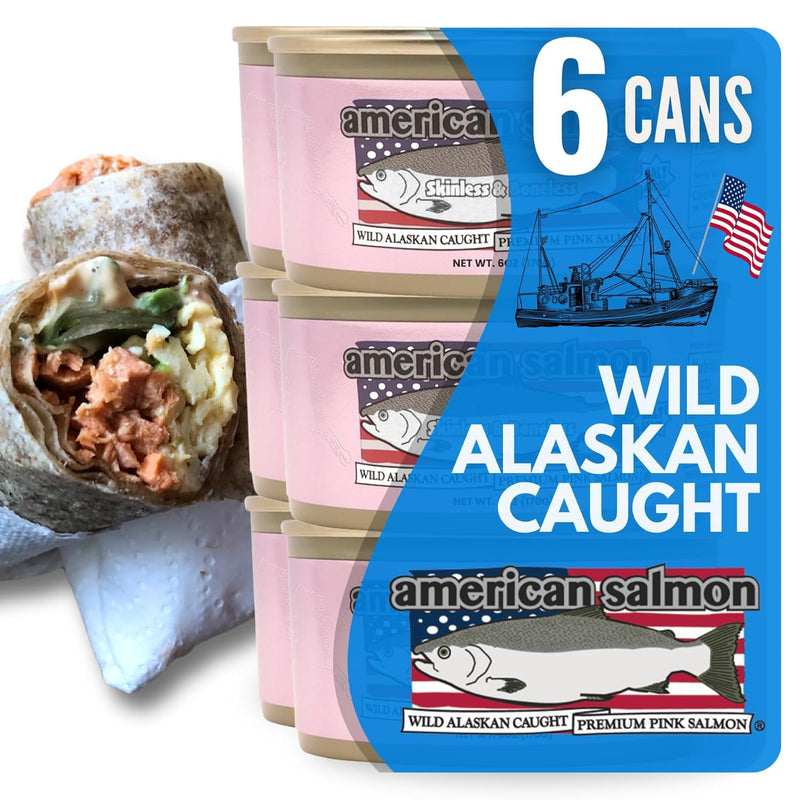 American Tuna Sushi-grade Wild Albacore Tuna Fish - No Salt Added, Wild Caught, MSC Certified, and Pole Caught | (6) 6 Ounce Cans | Super Premium Canned Tuna for Health and Flavor Enthusiasts!