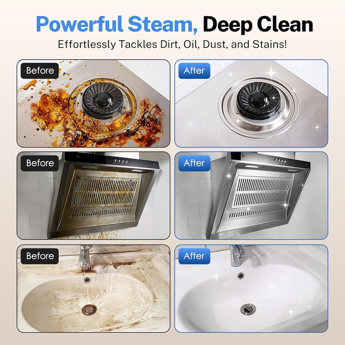 ODSD Steam Cleaner Accessories – Multi-Purpose Cleaning Brush Set, Compatible with ODSD Handheld Steam Cleaner for Household Cleaning