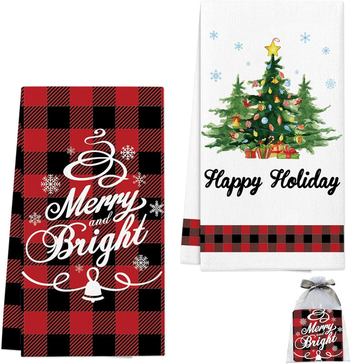 Nialnant Dish Towels for Kitchen, 16 x 23.6 Inch Housewarming Gifts New Home, Kitchen Gifts for Women, Mom, Men, Funny Kitchen Towels and dishcloths Sets