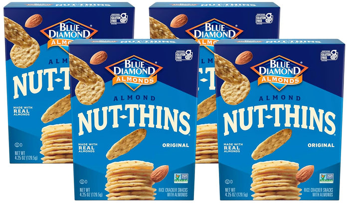 Blue Diamond Almonds Nut Thins, Cheddar Cheese, 4.25 Oz