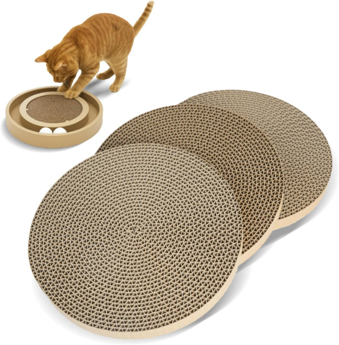 Best Pet Supplies Catify Cat Scratcher, Fun Interactive Scratchers Claw Safe, Furniture Saver Indoor Play Support Natural Cat Behaviors Heavy Duty - Ramp (Gray)