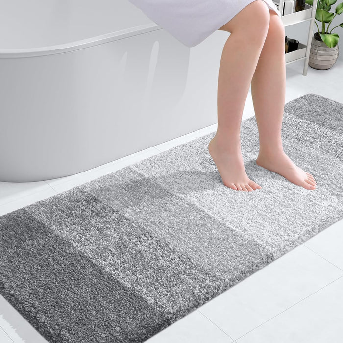 OLANLY Bathroom Rugs Mat Extra Soft Absorbent Quick Dry Machine Washable