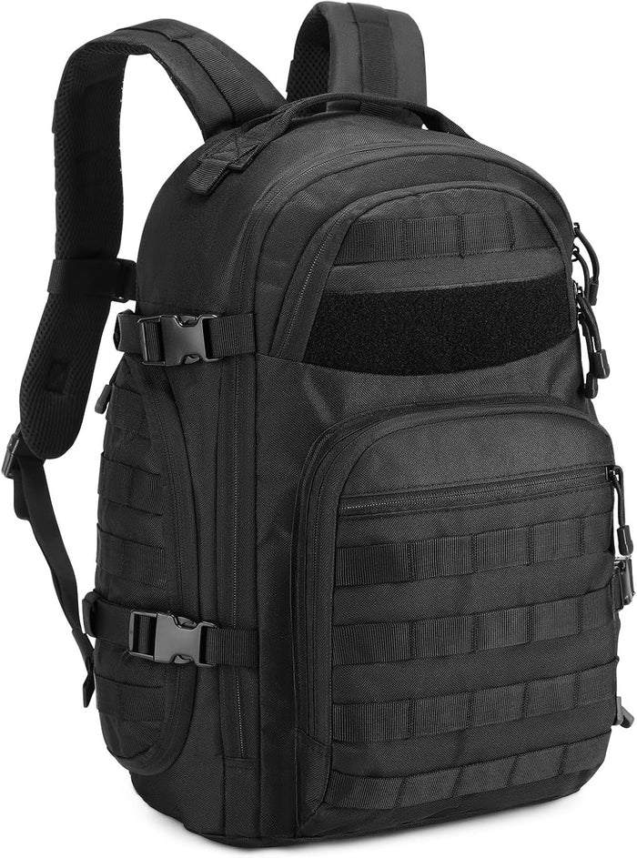 CamGo Tactical Backpack 28L MOLLE Hiking Daypack Small Miltary Bug Out Bag Army Rucksack for Outdoor Sport Motorcycle Travel