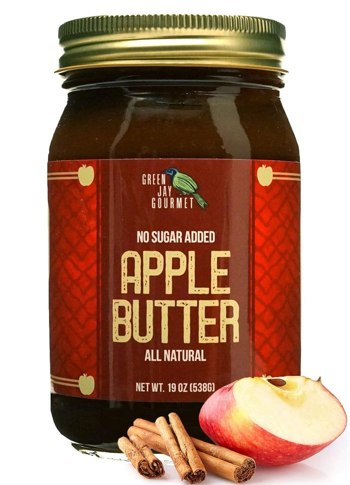 Green Jay Gourmet Monkey Butter - All-Natural, Gluten-Free Banana Butter - Pineapple Spread with Bananas & Mango - Gourmet Fruit Butter - No Corn Syrup, Preservatives or Trans-Fats - 19 Ounces