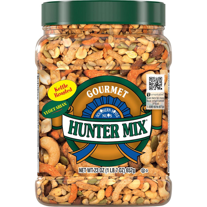 Southern Style Nuts Cheesy Cheddar Hunter Bulk Trail Mix, 20 oz (Pack of 1), Roasted Peanuts, Sesame Sticks, Corn Sticks, Almonds & Cashews, Mixed Nuts, Snacks for Adults & Kids