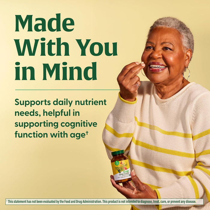 MegaFood Women's 55+ One Daily Multivitamin for Women - with Vitamin A, C, D3 & E for Optimal Aging Support - Plus Real Food - Bone & Immune Support Supplement - Vegetarian - 60 Tabs