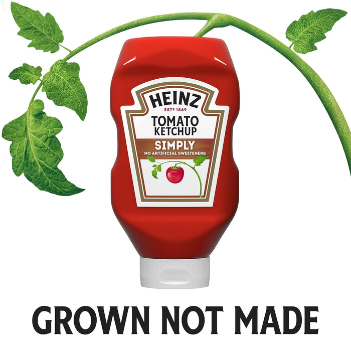 Heinz Simply Tomato Ketchup with No Artificial Sweeteners, 31 oz Bottle