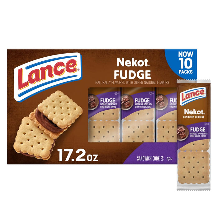 Lance Sandwich Crackers, Variety Pack, 3 Flavors, 20 Individually Wrapped Packs, 6 Sandwiches Each
