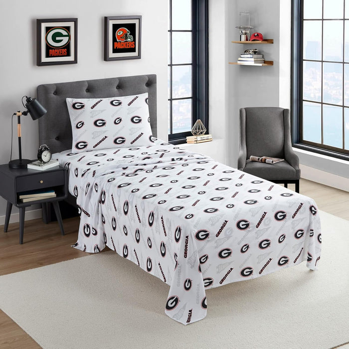 Officially Licensed Alabama Crimson Tide NCAA Twin Size Sheet Set – Team Logo Bedding for College Dorms, Basketball & Football Fans, Fan Caves & Game Day Decor