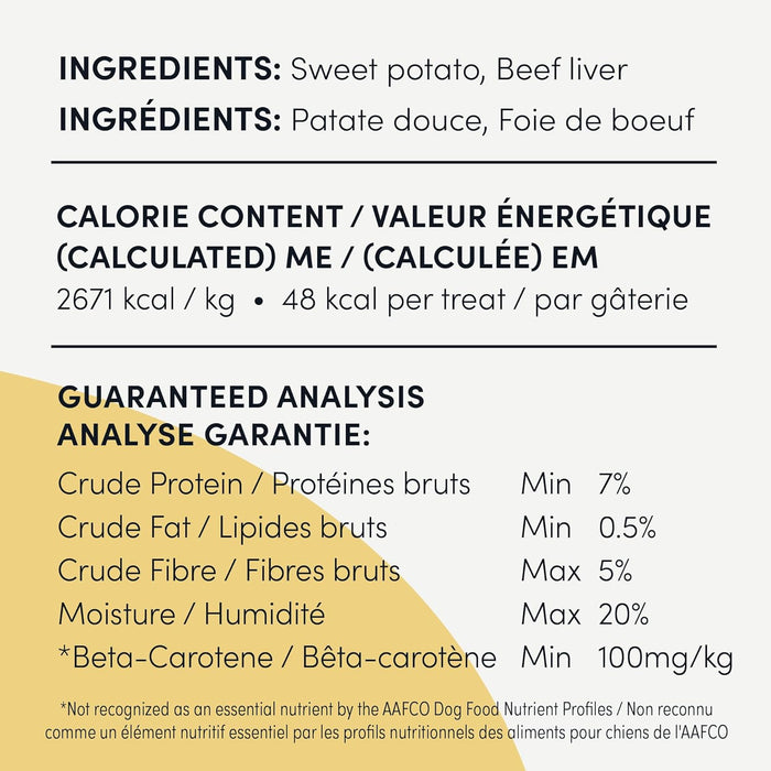 Crumps' Naturals Sweet Potato And Liver For Pets, 11.6-Ounce