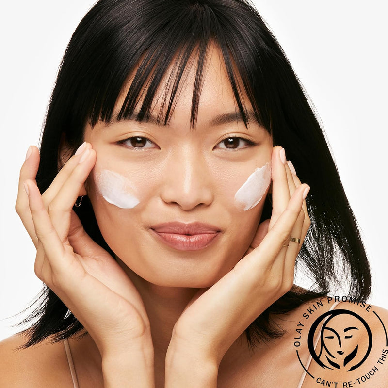 Olay Collagen Peptide Face Moisturizer, Firming Cream for Women, Fragrance-Free, Non-Greasy - Hydrating, Anti-Aging, Anti-Wrinkle, Smoothing of Fine Lines, Tightening Skin Care - Niacinamide, 1.7 Oz