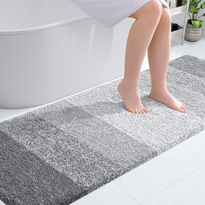OLANLY Bathroom Rugs Mat Extra Soft Absorbent Quick Dry Machine Washable