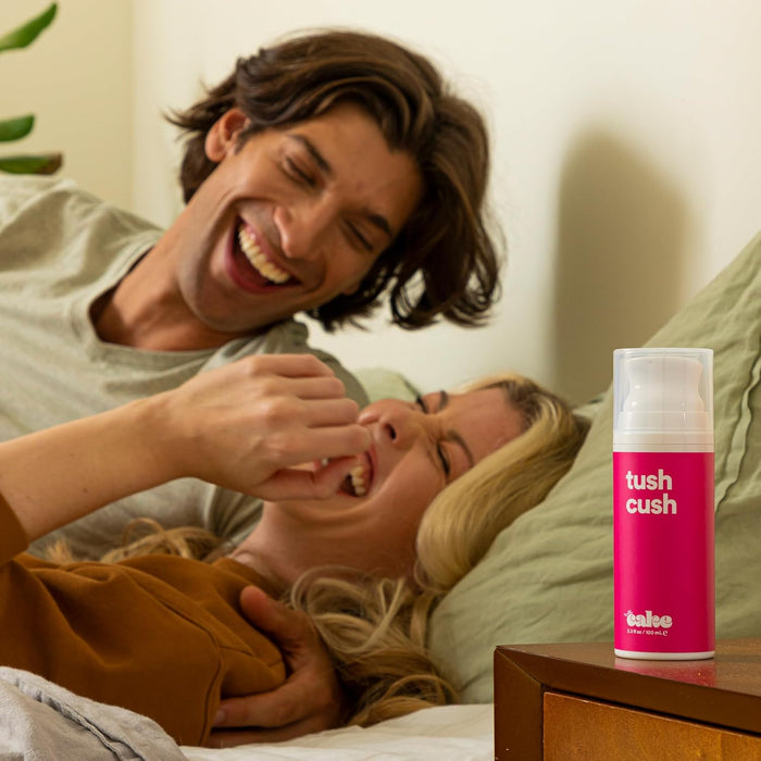 Hello Cake Tush Cush, Silicone and Water-Based Personal Lubricant, Hybrid Lube for Men, Women, and Couples, 1.7 fl oz