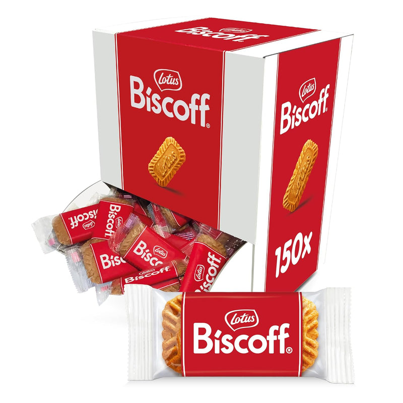 Lotus Biscoff Cookies – Caramelized Biscuit Cookies – 300 Cookies Individually Wrapped – Vegan,0.2 Ounce (Pack of 300)