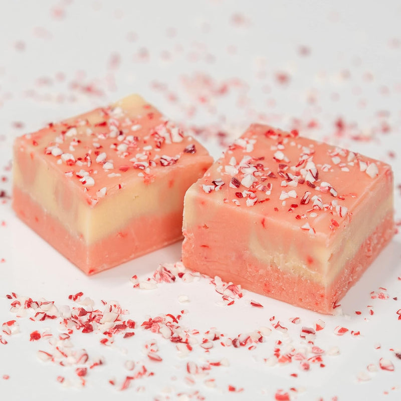Valley Fudge, Peppermint Bark, Fresh Artisan Fudge, Real Butter, Gourmet Holiday Christmas Candy and Desserts, Food Gifts for Women and Men, Half Pound Package