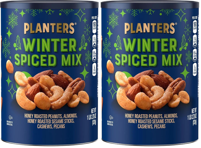 Planters Winter Spiced Mix Canister, 18.75 Ounce