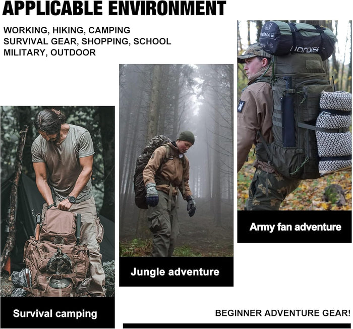 Mardingtop Small Tactical Backpack,Molle Hiking Backpack for Backpacking,Cycling and Biking,25L Backpack