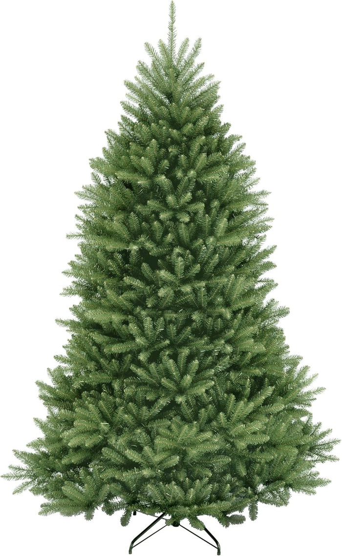 National Tree Company Artificial Full Christmas Tree, Green, Dunhill Fir, Includes Stand, 7.5 Feet