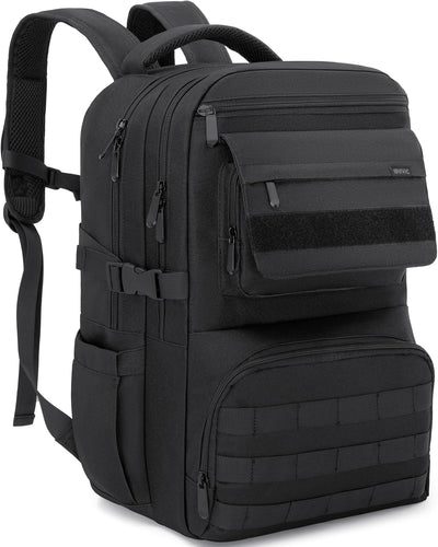 BQKOZFIN Tactical Backpack Waterproof Military MOLLE Assault Backpack Bag for Hunting Camping Travel,11" L x 8" W x 18" H…