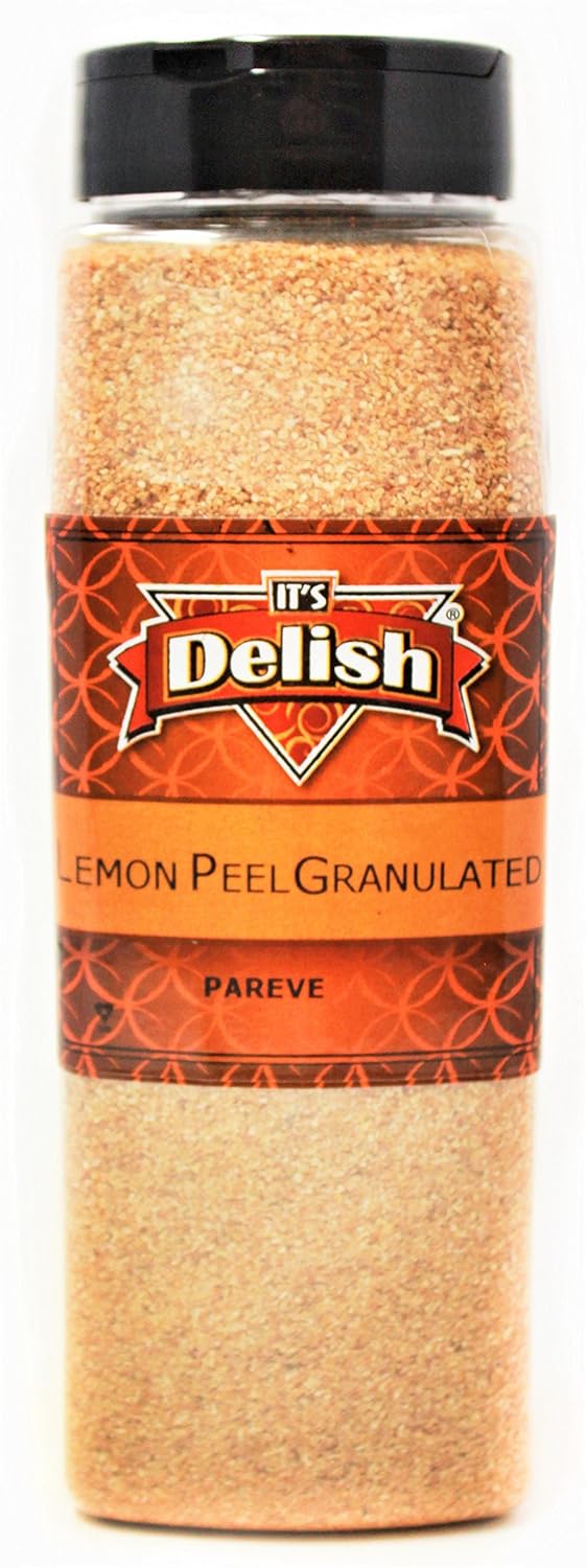 Gourmet Granulated Orange Peel By Its Delish – 2 LBS. Bulk Bag – All Natural Bulk Dried Orange Zest Great for Cooking & Baking – Kosher & Vegan