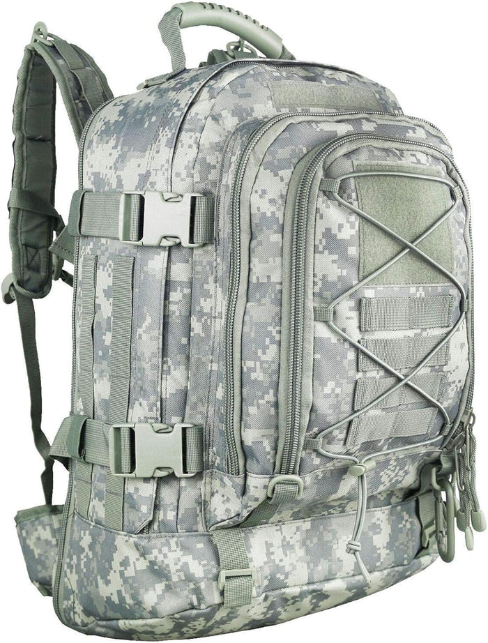 Tactical Backpack Military Army Daypack - Assault Pack for Men Molle Backpacks Bug Out Bag 3 Day Pack for Hiking Camping Travel Hunting Rucksack Trekking Black