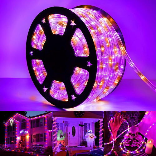 100ft LED Rope Lights Outdoor, 720 LED Connectable and Flexible Tube Lights with 8 Modes, Waterproof LED Rope Lighting for Garden, Patio, Pool, Bedroom, Party, Indoor Outdoor Decoration (White)