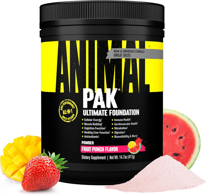 Animal Pak - Convenient Multivitamin for Men & Women Daily All-in-One Vitamin & Supplement Pack - Zinc, Vitamins C, B, D, Amino Acids, and Immune Support - Sports Nutrition Performance - 44 Count