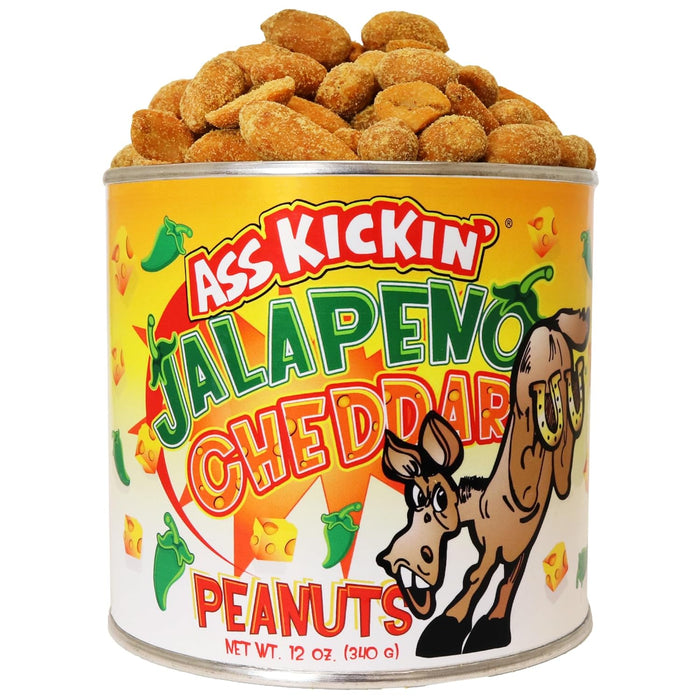 ASS KICKIN’ Spicy Peanuts - Hot Peanuts Spicy - 12oz - Nuts Flavoured with Pickle - Ultimate Gourmet Gift - Try if you dare!