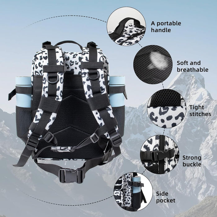 25L Small Military Tactical Backpacks For Men Camping Hiking Trekking Daypack With Bottle Pouch Bug Out Bag Lage MOLLE DayPack - 25L Heart Print Work Pack Daily Backpack