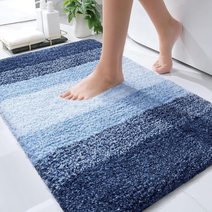 OLANLY Bathroom Rugs Mat Extra Soft Absorbent Quick Dry Machine Washable