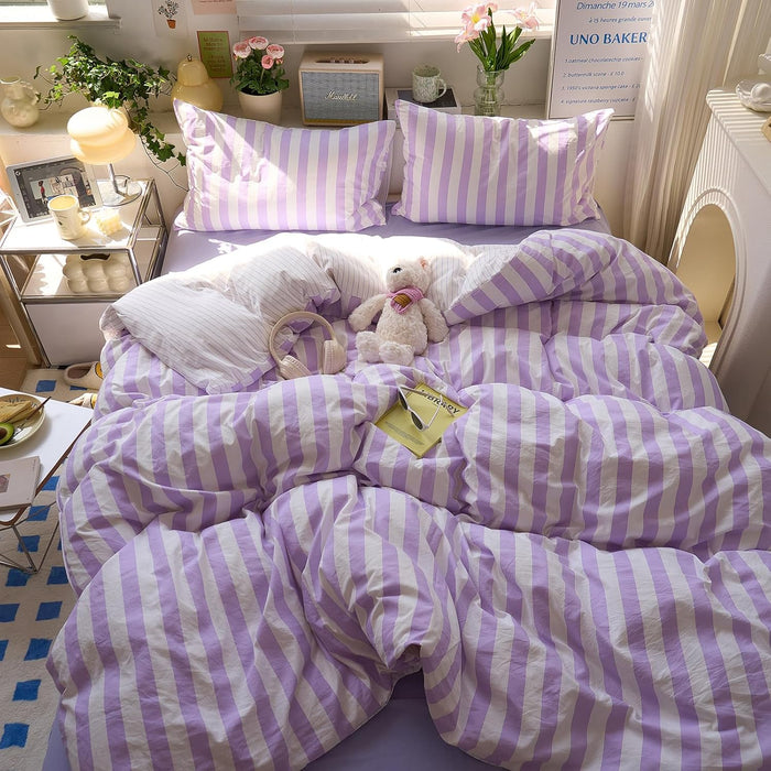 Pink Floral Duvet Cover Twin XL White Lace-Trimmed Comforter Cover Twin XL Boho Farmhouse Soft Washed Microfiber Duvet Cover Set with 2 Pillow Cases Cute Bedding Set for Girls Duvet Protector